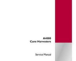 Service Manual for Case IH Harvester model A4000