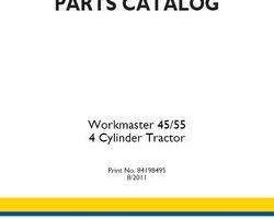 Parts Catalog for New Holland Tractors model Workmaster 55
