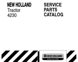 Parts Catalog for New Holland Tractors model 4230