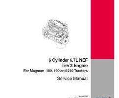 Service Manual for Case IH TRACTORS model 190