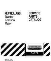 Parts Catalog for FORD Tractors model N/A
