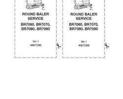 Service Manual for New Holland Balers BR7060 BR7070 BR7080 BR7090