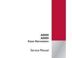 Service Manual for Case IH Harvester model A8800