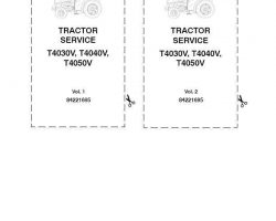 Service Manual for New Holland Tractors model T4030V