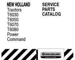 Parts Catalog for New Holland Tractors model T6080