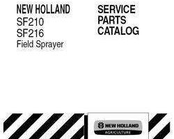 Parts Catalog for New Holland Sprayers model SF216