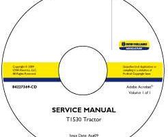 Service Manual on CD for New Holland Tractors model T1530