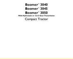 Service Manual for New Holland Tractors model Boomer 3050