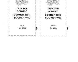 Service Manual for New Holland Tractors model Boomer 4055