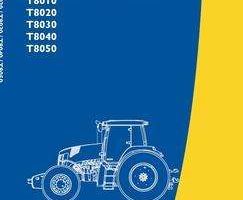 Operator's Manual for New Holland Tractors model T8020