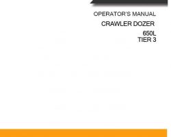 Case Dozers model 650L Operator's Manual