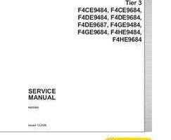 New Holland CE TELEHANDLERS model M427 Service Manual