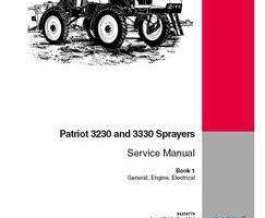 Shop Service Repair Manual for Case IH Sprayers model Patriot 3330
