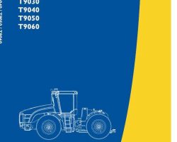 Operator's Manual for New Holland Tractors model T9030