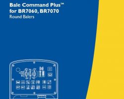 Operator's Manual for New Holland Balers model BR7060