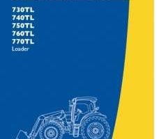 Operator's Manual for New Holland Tractors model 740TL