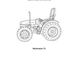 Service Manual for New Holland Tractors model Workmaster 65