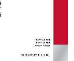 Operator's Manual for Case IH Tractors model Farmall 30B