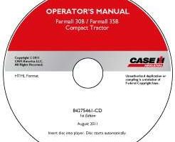 Operator's Manual on CD for Case IH Tractors model Farmall 35B
