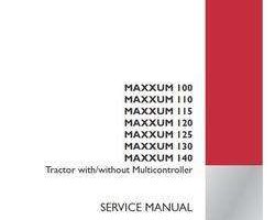 Service Manual for Case IH Tractors model MAXXUM 130