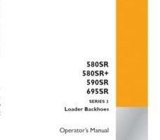 Case Loader backhoes model 580SR Operator's Manual