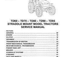 Service Manual for New Holland Tractors model TD80