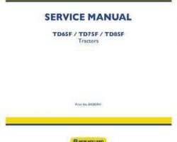 Service Manual for New Holland Tractors model TD85F