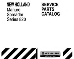 Parts Catalog for New Holland Spreaders model 810
