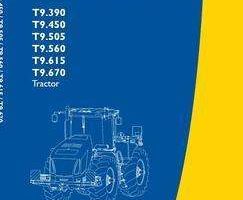 Operator's Manual for New Holland Tractors model T9.390