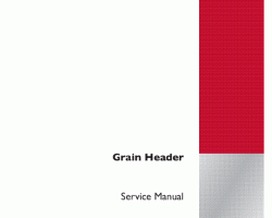 Service Manual for Case IH Headers model 2030
