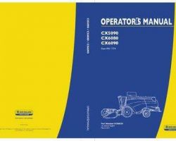 Operator's Manual for New Holland Combine model CX5090