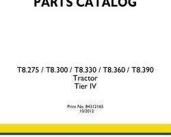 Parts Catalog for New Holland Tractors model T8.300