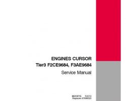Service Manual for Case IH TRACTORS model 7010