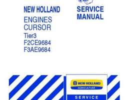 Service Manual for New Holland Engines model F3AE9684
