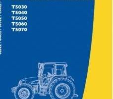 Operator's Manual for New Holland Tractors model T5040