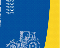 Operator's Manual for New Holland Tractors model T5030