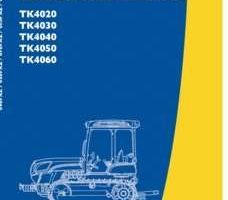 Operator's Manual for New Holland Tractors model TK4030