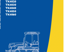Operator's Manual for New Holland Tractors model TK4050
