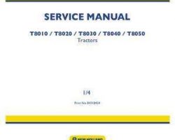 Service Manual for New Holland Tractors model T8040