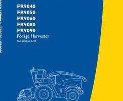 Operator's Manual for New Holland Harvesting equipment model FR9060