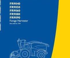 Operator's Manual for New Holland Harvesting equipment model FR9090