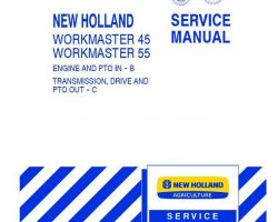 Engine Service Manual for New Holland Tractors model Workmaster 45