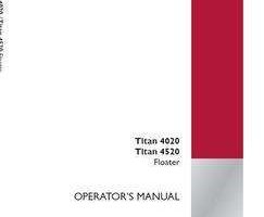 Operator's Manual for Case IH Sprayers model 4520