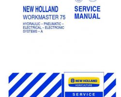Electrical Wiring Diagram Manual for New Holland Tractors model Workmaster 75