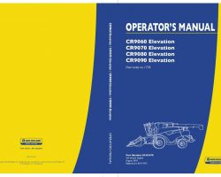 Operator's Manual for New Holland Combine model CR9060 Elevation