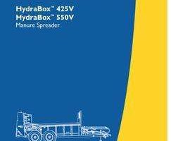 Operator's Manual for New Holland Spreaders model 425V