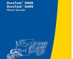 Operator's Manual for New Holland Spreaders model Duratank 2000S