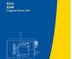 Operator's Manual for New Holland Engines model S240