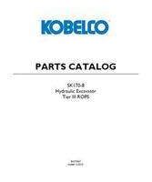 Parts Catalog for Kobelco Excavators model SK170-8