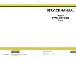 Service Manual for New Holland Engines model FVAE2884X*B200